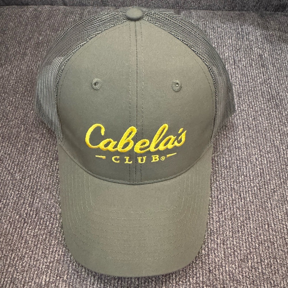 Cabela's Green Cap with Yellow Logo